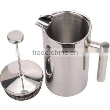 2014 New Design Unique French Coffee Press Double Walled Coffee Press photo-4