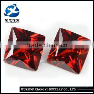 Wholesale available prices synthetic Square garnet rough diamond stone