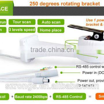 2014 the cheapest ratiingsecu 255 degrees rotating cctv camera bracket