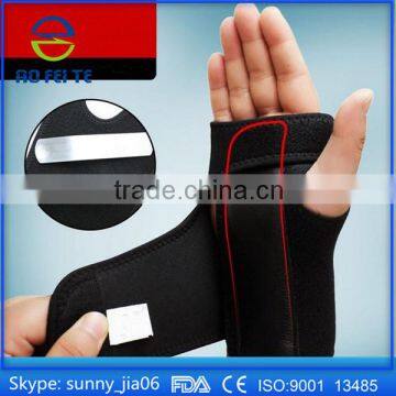 6 years Alibaba Professional Manufacture Adjustable Neoprene Thumb Wrist Brace/Finger Brace