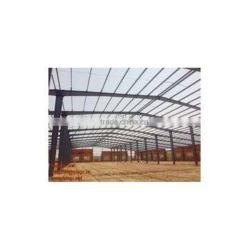 prefabricated light steel structure Steel Warehouse with parapet wall