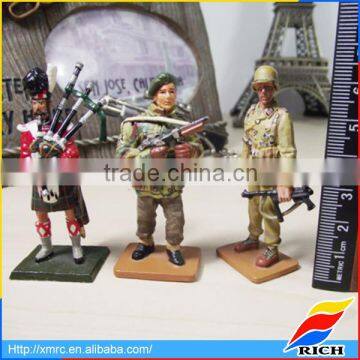 custom made painting metal miniature lead toy soldiers