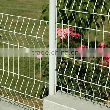 Metal wire mesh fence panel