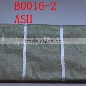 good price High quality african brocade fabric soft material B0016 GREY