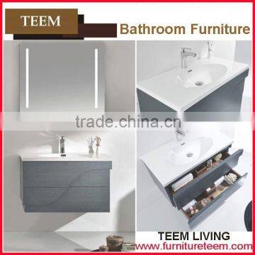 2016 new design europe style multi layer solid wood sanitary furniture classic bathroom vanity cabinet