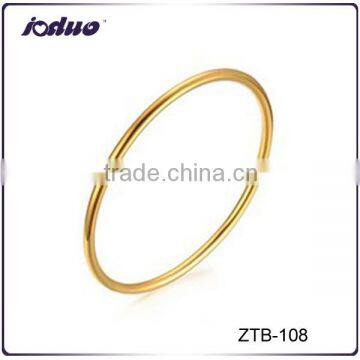Fashion Simple 3mm Smooth Stainless Steel Bracelet