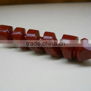 RED JASPER TWISTED SPIRAL MASSAGE WANDS