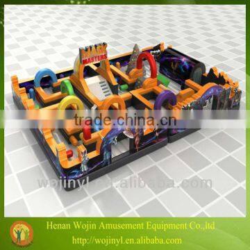 2016 new design Inflatable obstacle course/inflatable mega obstacle course