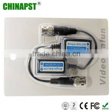 B/W(600m) 1 Channel Passive Video Transceiver Video Balun With Power PST-VBP01C