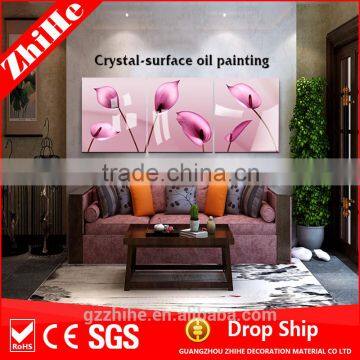 wholesale wall painting with flower canvas fabric of decoration home oil painting for wall decals