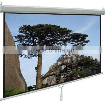 Education Facilities Manual Wall Mount Projection Screen