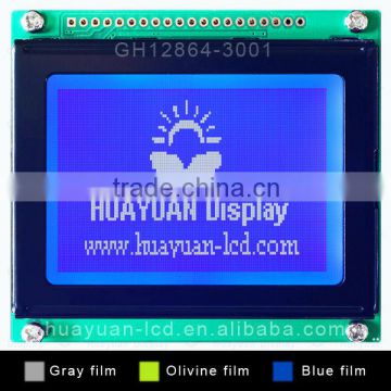 COB/STN 128*64 dot matrix 3.0inch graphic lcd module GH12864-3001