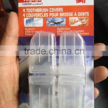Set of 4 Plastic Toothbrush Cover