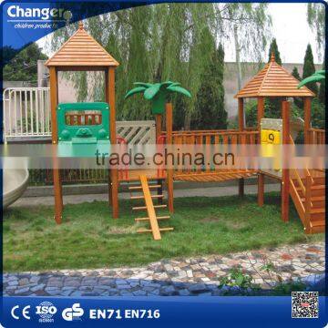 Hot selling wooden playground equipment for children