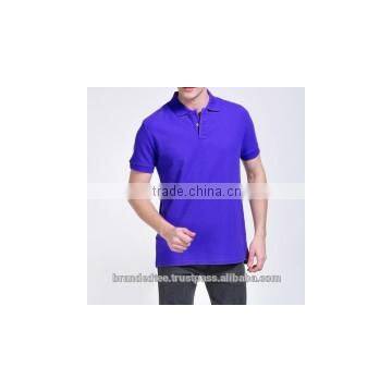 pique polo shirts With custom woven t-shirt label with all sizes