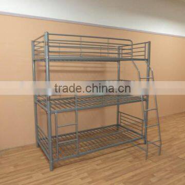 Living Room Bedroom Furniture Bunk Bed 3 Layers Triple Metal Bed Frame
