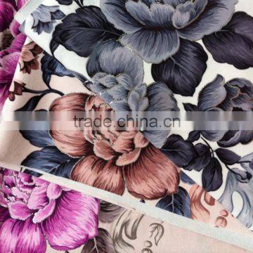 haining printed velvet fabric for hometextile
