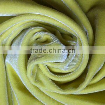 Latest Spandex Velvet Fabric for Fashion Dress from Factory