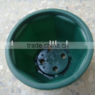 small corner plastic flowerpot