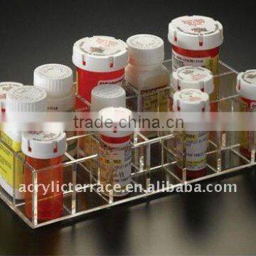 table top acrylic medicine organizer