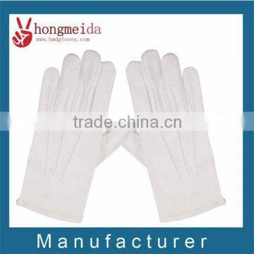 Marching Band Cotton Gloves White Military Ceremonial Uniform Gloves