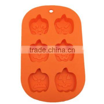 Halloween Pumpkin Silicone Baking Mold Cake Pan Cookie Pan Pudding Mold Jelly Mold photo-2