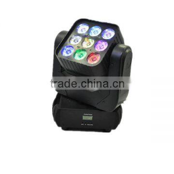 9*12W RGBW Matrix Led Moving Head Rgbw Wash Light photo-5