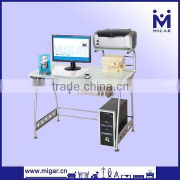 Steel glass school computer table MGD-1385