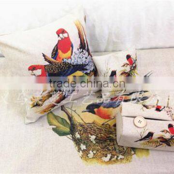 Fashion Digital Printing Custom Printed Cushion With Birds photo-5