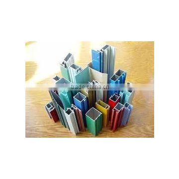 Colorful different surface treatment aluminium profiles/industrial aluminium profiles