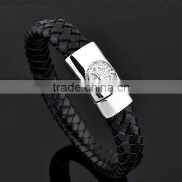 Best Selling Men Braided Leather Handmade Bracelet