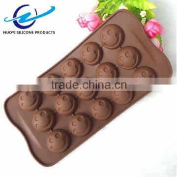 Smile face Shape Silicone Chocolate Bar Mould