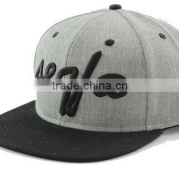 2016 Fashion Style Flat Brim Snapback Caps With 3D Logo Embroidery