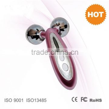 SK-1074 new platinum rollder beauty Microcurrent handled facial massager home use galvanic beauty skin care instrument