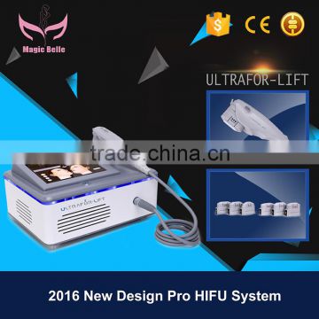 300W Anti Aging HIFU Machine!!! HIFU Skin Tighten Slimming Machine/ Desktop HIFU Machine Painless