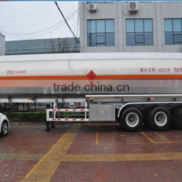 30000L 3-axles chemical liquid tank semi trailer, chemical liquid transportation truck for sale