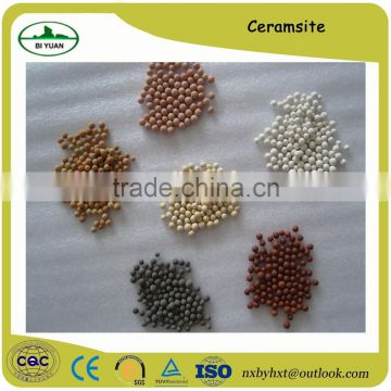 2-4mm/4-6mm/6-8mm Natural Ceramsite / Ceramsite ball fireproof function