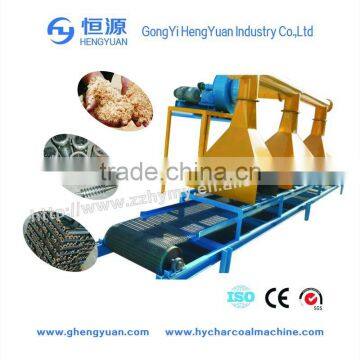 high capacity sawdust briquettes extruder