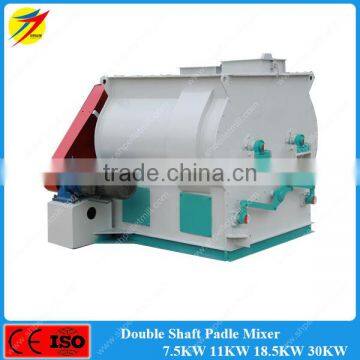 High efficient animal feed mixer with shaft paddler design