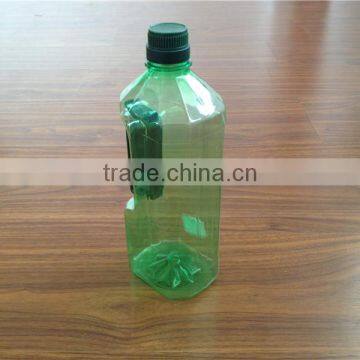 BOLAI Hexagon Shape PET Cooking Oil Bottle With Cork FOR 1L photo-5