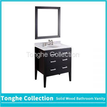 DTC Bathroom Vanity Cabinetry Single Undermount CUPC Ceramic Basin