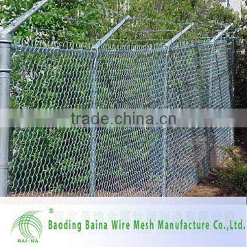 Galvanized Industrial Chain Link Fencing