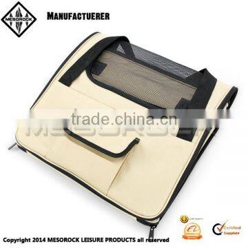 Portable Breathable Pet Booster Seat With Storage Pocket Car Pet Carrier photo-3