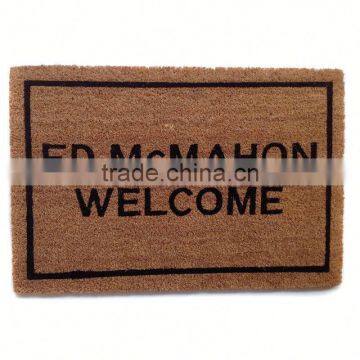 Best Custom Black Coir Doormat