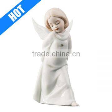 customized handmade cherub ceramic antique porcelain angel figurine