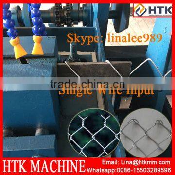 double spiral automatic chaing link fencing machine