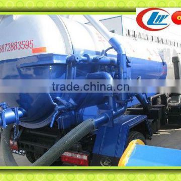 6000L vacuum sucking truck, sewer suction truck factory