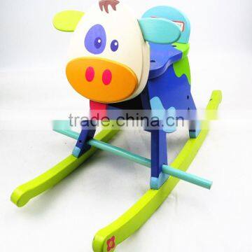 Wooden Rocking Horse Toy Customized Factory photo-2