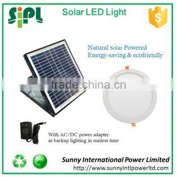 Radar Motion Sensor Included 15 Watt Solar Panel Powered Day & Night LED Downlight photo-2