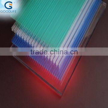 GoodLife Transparent Color Polycarbonate Hollow Sheet for Sky Light photo-4